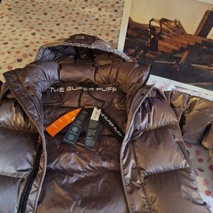 Aritzia The Super Puff Metallic Jacket